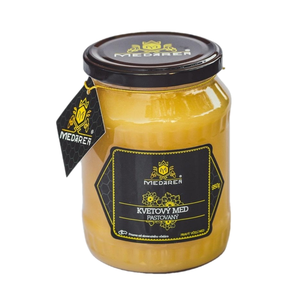 MEDÁREŇ Pastovaný kvetový med 950g