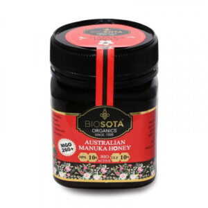 BIOSOTA ORGANICS Manuka med (MGO 260+) NPA 10+ (500g)