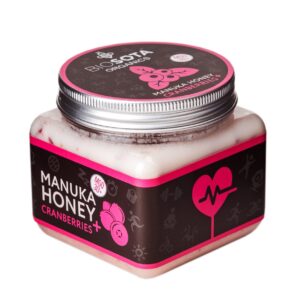 BIOSOTA ORGANICS Manuka med s brusnicami MGO 30+ (350g)