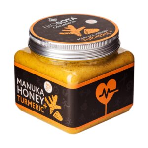 BIOSOTA ORGANICS Manuka med s kurkumou a škoricou MGO 30+ (350g)