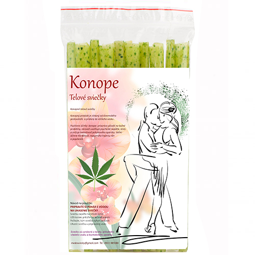 Medosviečky Telové sviečky Konope