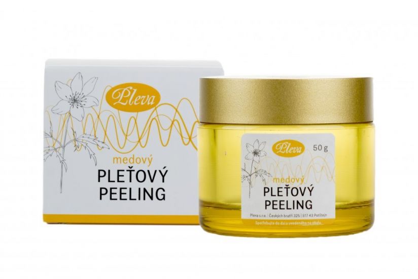 Pleva Medový pleťový peeling 50g