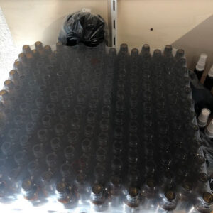 MEDÁREŇ Sklenená fľaštička na propolis 50ml - fólia 144 ks