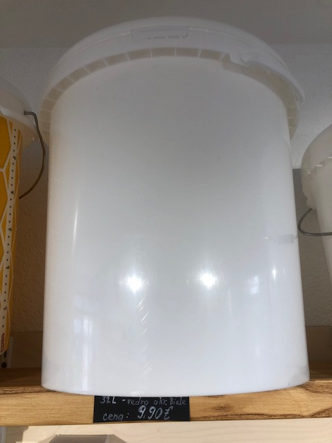 Malex HOM 30000 – 32L vedro okrúhle BIELE