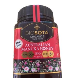 BIOSOTA ORGANICS Manuka med (MGO 184+) NPA 8+ (500g)