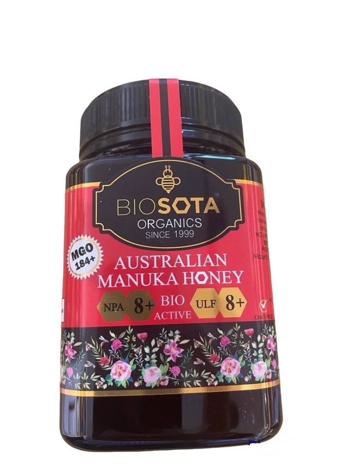 BIOSOTA ORGANICS Manuka med (MGO 184+) NPA 8+ (500g)