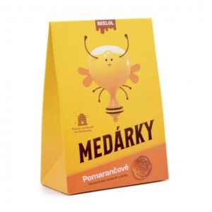 Beelol Medové cukríky s pomarančom 70g (eko balenie)