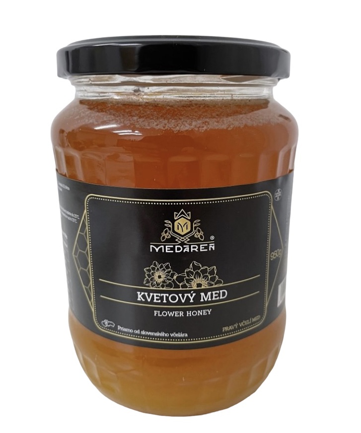 MEDÁREŇ Kvetový surový med 950g