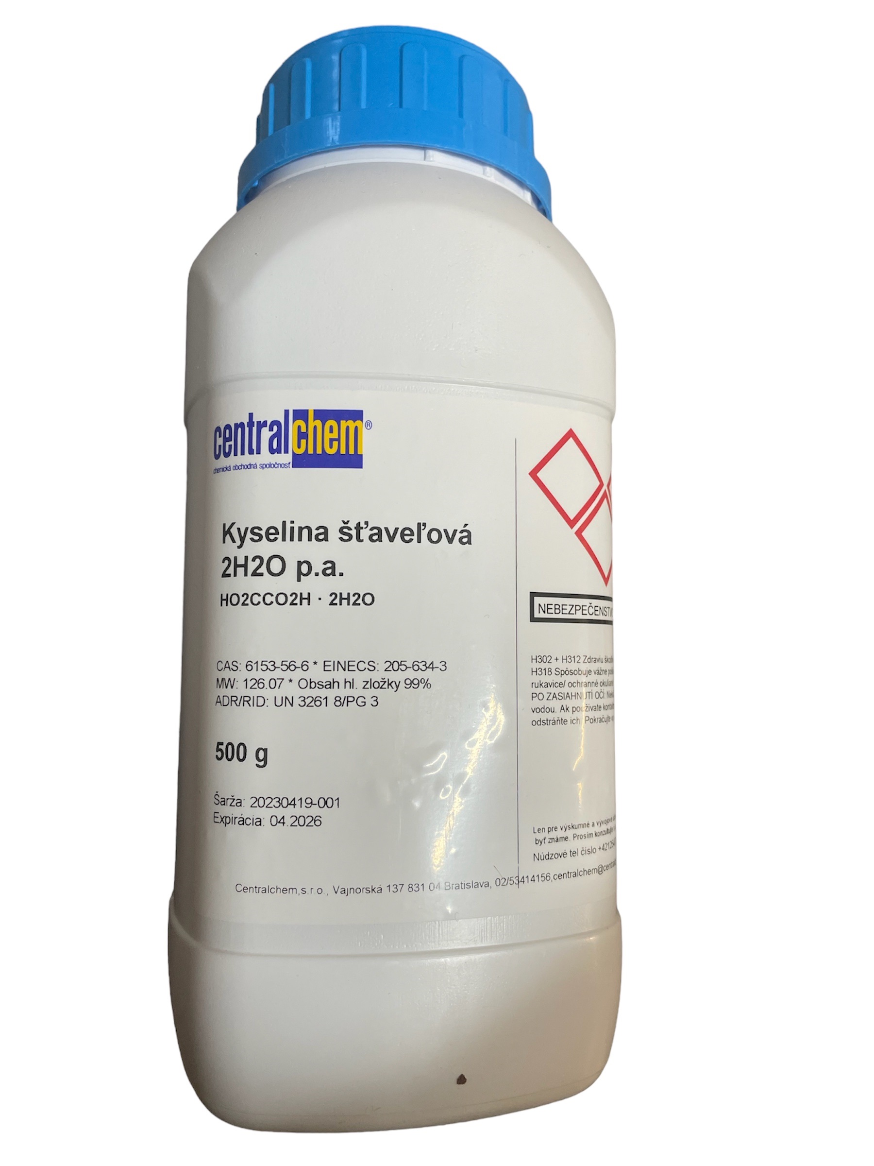 Apiprodukt Kyselina šťaveľová, oxálová 500g