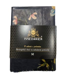 MEDÁREŇ Voskový včelí obal na zabalenie potravín M - kvety