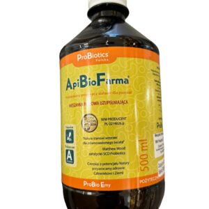 Apiprodukt ApiBioFarma, probiotický prípravok z bylín pre včely 500ml