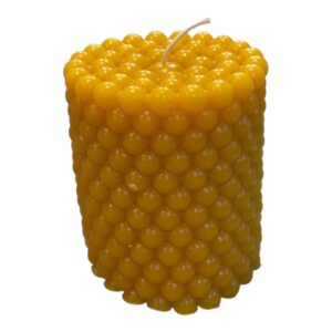 MEDÁREŇ Prírodná sviečka z včelieho vosku - KORÁLKOVÝ VALEC