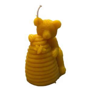 MEDÁREŇ Prírodná sviečka z včelieho vosku - MACKO S ÚĽOM