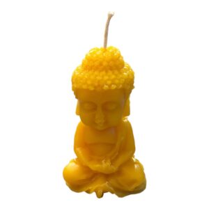 MEDÁREŇ Prírodná sviečka z včelieho vosku - MALÝ BUDHA