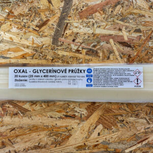 Apiprodukt Oxal-glycerínové prúžky - kyselina šťavelová s glycerínom 2,5 x 40 cm - 20ks