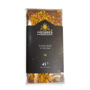 Mliečna čokoláda s peľom 75g 45%
