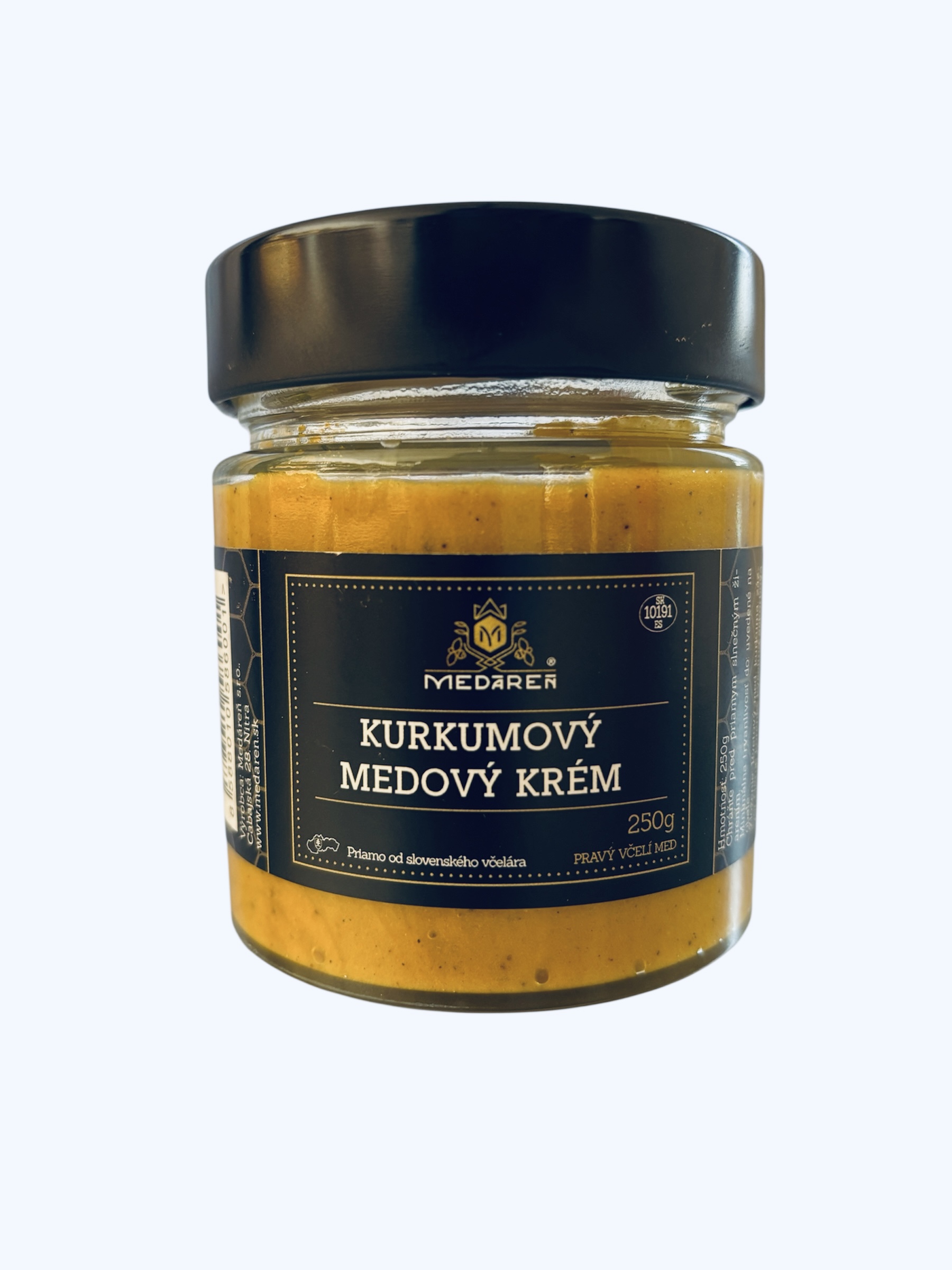 MEDÁREŇ Kurkumový medový krém 250g