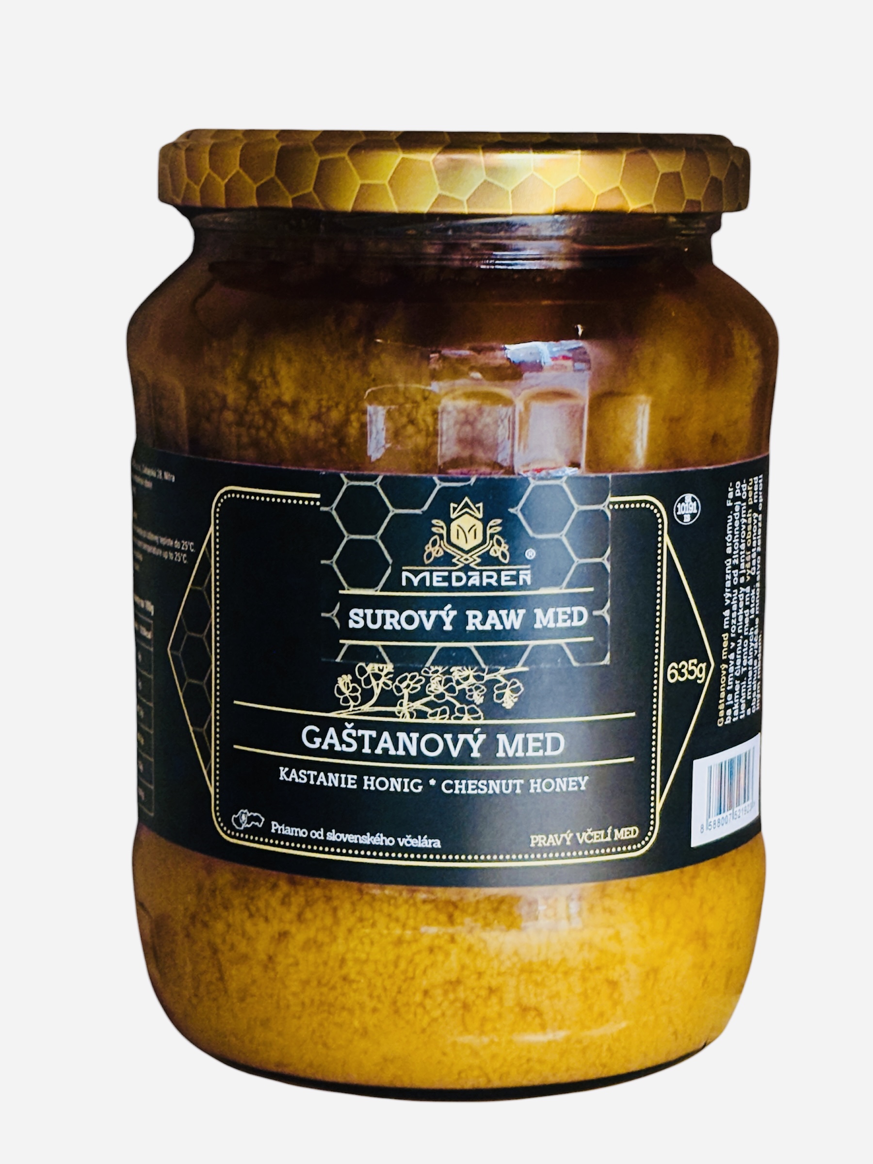 Surový gaštanový med 950g